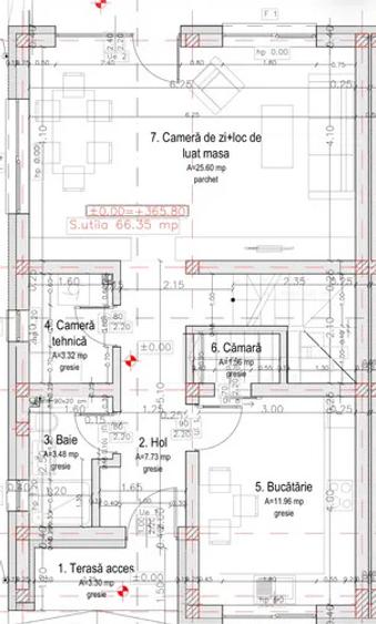 Casă tip duplex, P+E+M, 195 mp utili, 5 dormitoare, Zona Stadionului, Florești