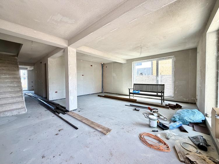 Duplex perete dublu, 4 camere, 166 mp utili, 405 mp teren - Dumbravita