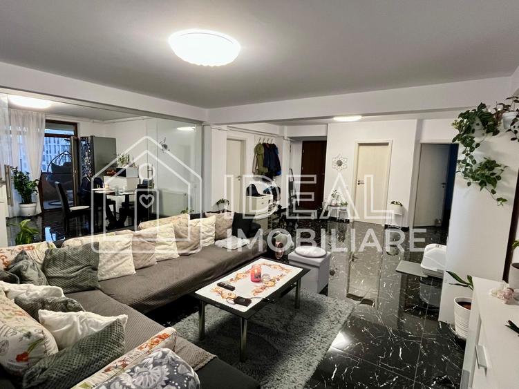 Penthouse cu 4 camere si terasa, complet Mobilat, zona Doamna Stanca