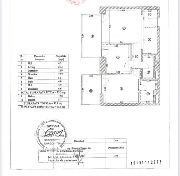 Inchiriere Apartament 3 Camere – One Verdi Park, Barbu Vacarescu