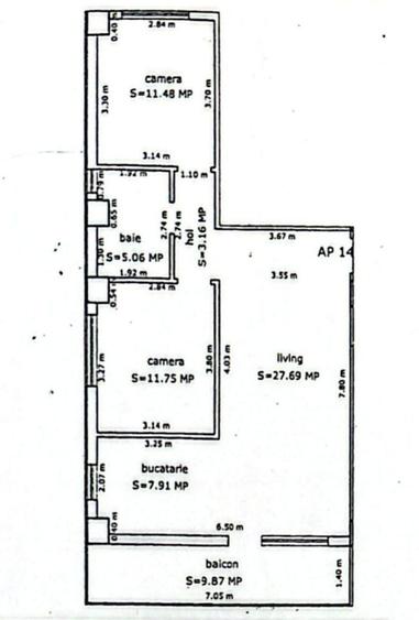 Apartament 3 camere Turnisor