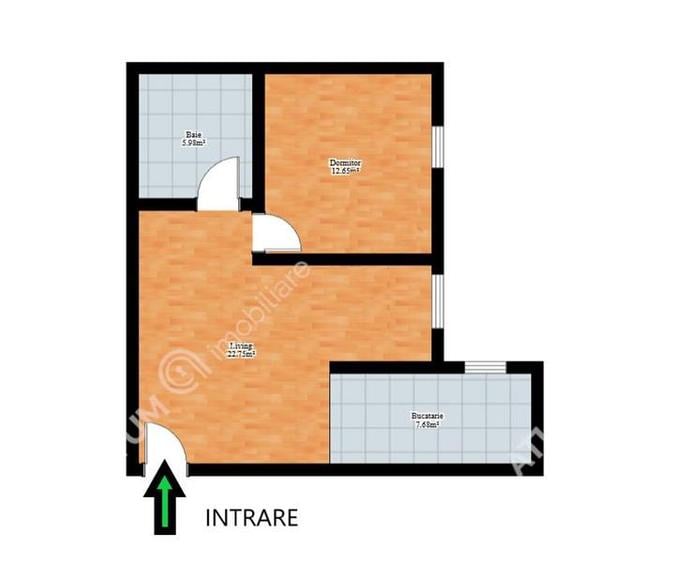 Apartament cu 2 camere loc parcare subteran in zona Turnisor Sibiu