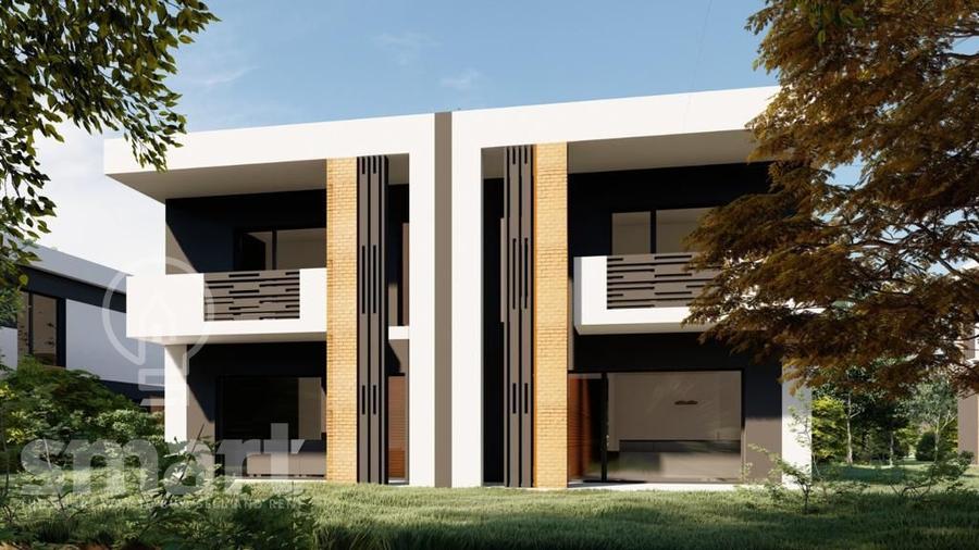 Teren cu autorizatie de construire de vanzare pentru duplex Chinteni panorama