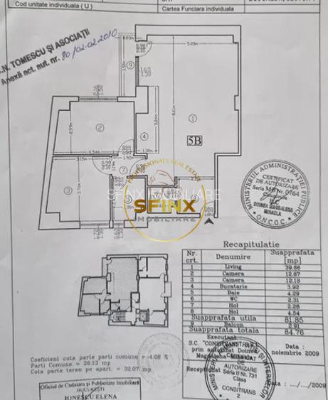 Apartament 3 camere/ Polona/  bloc 2010/ 2 bai/ centrala gaz/ parcare - 14
