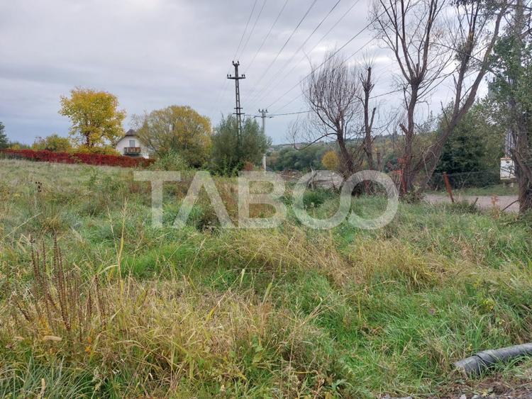 Teren intravilan 507 mp deschidere 17 m PUZ aprobat Cisnadioara Sibiu