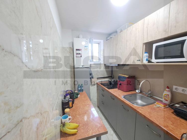 Apartament 2 camere, 29mp, etaj intermediar, zona Piata Hermes