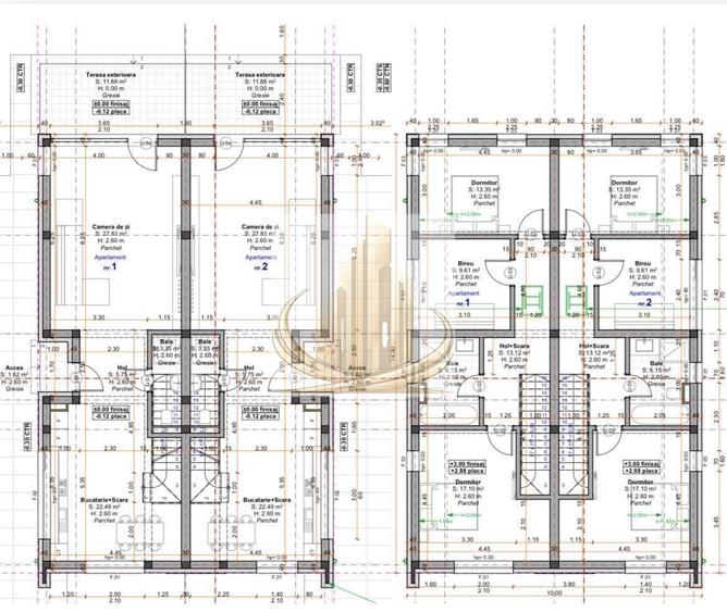 Duplex cu 4 camere în Dumbrăvița | 120 mp utili + pod 40 mp | 350 mp