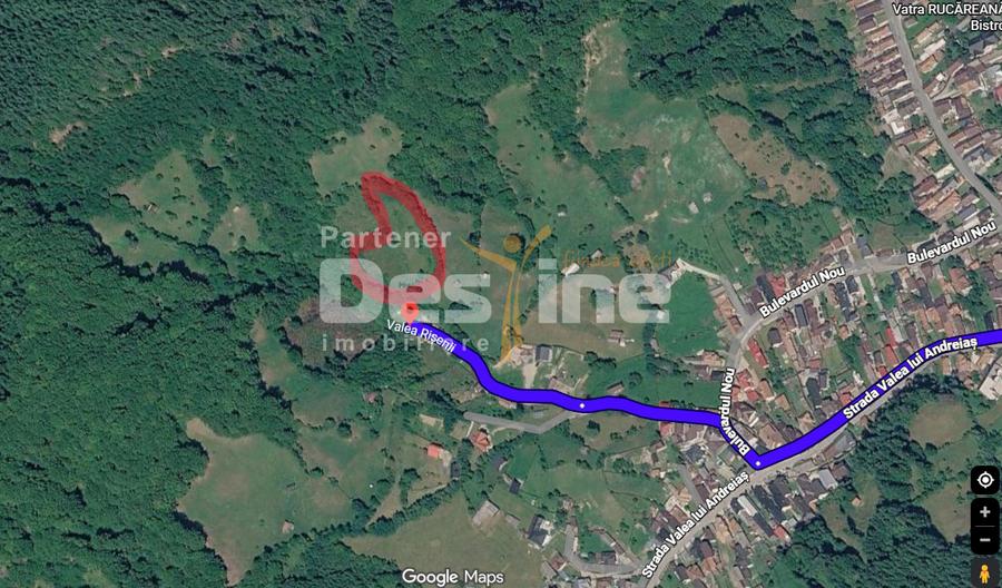 Teren 5000 mp, ideal cabana, pensiune, in zona de interes turistic Rucar-Bran