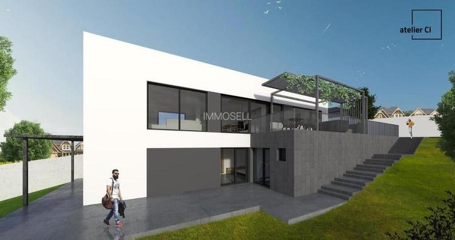 Vilă nouă design mediteranean, proiect deosebit și panoramă- 285.000 E - 2