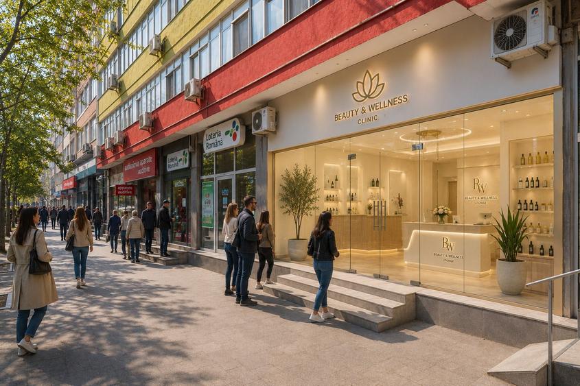 Spațiu comercial 130 mp – Șos. Alexandriei 92 – Stradal, vitrină, renovat lux