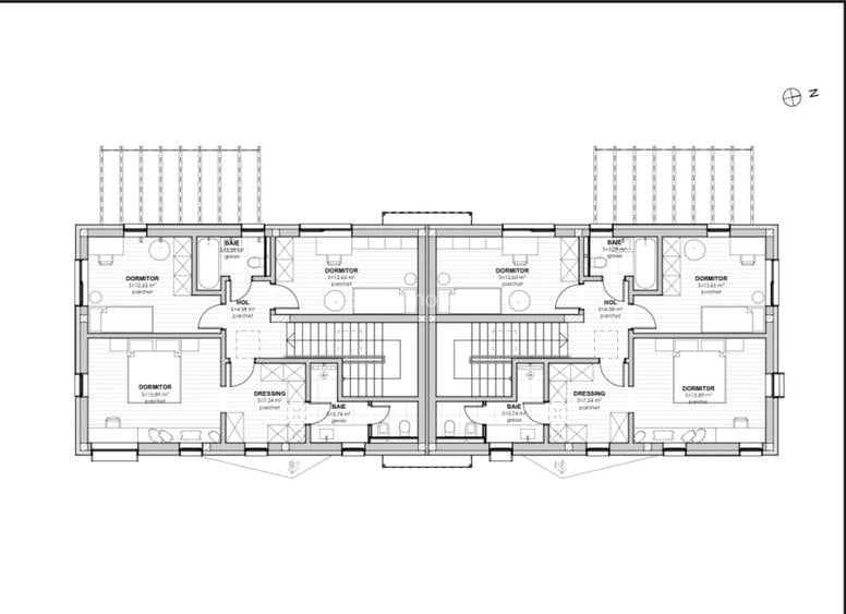 Duplex 129mp, 4 camere, 281mp teren, zona Dumitru Tautan   - 2
