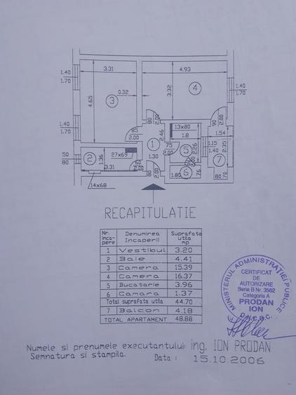 Vanzare apartament 2 camere Mihai Bravu Baba Novac