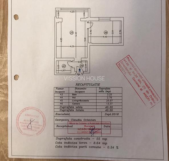 2 camere Piata Muncii - Basarabia | Imobil 2018 | Loc parcare - 12