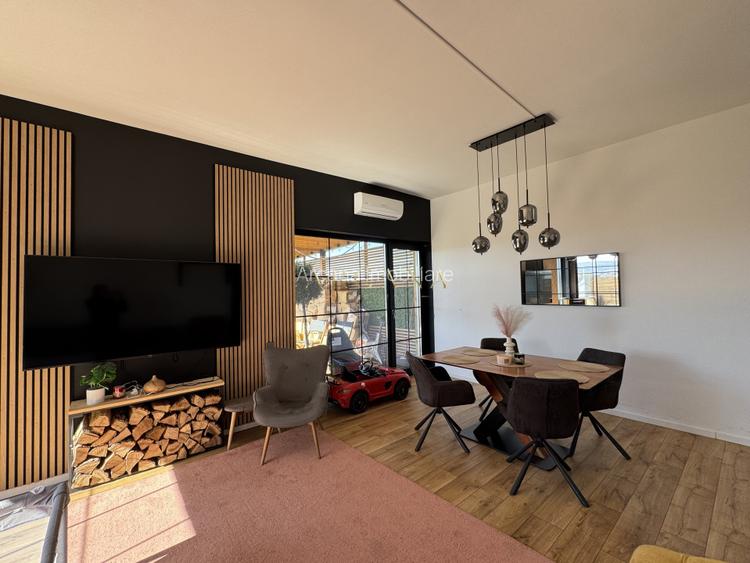 Casă modernă 4 camere | 147 mp | Dezmir | panouri | șemineu - 7