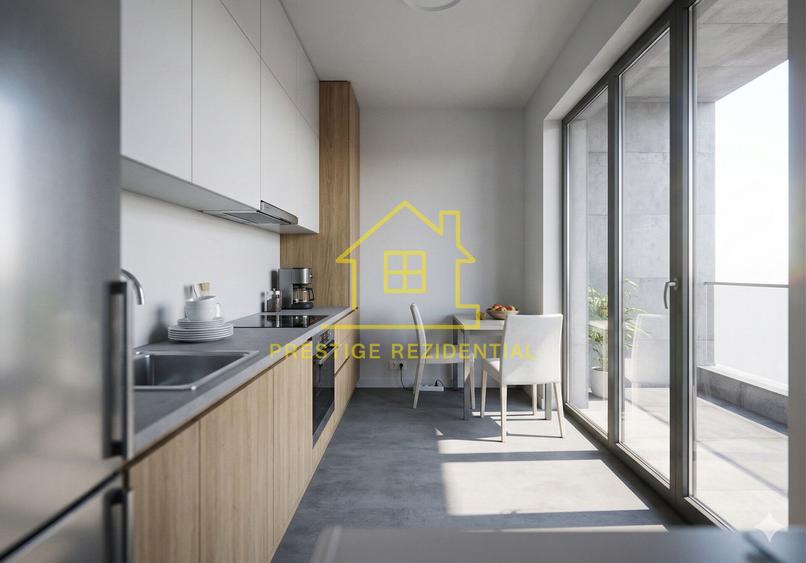 2 Camere 61mp cu Balcon Generos | Titan-Pallady