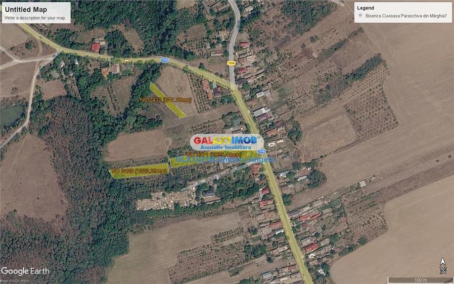 24 km de Pitesti,com Lunca Corbului, teren 4010 mp , deschidere 24 30