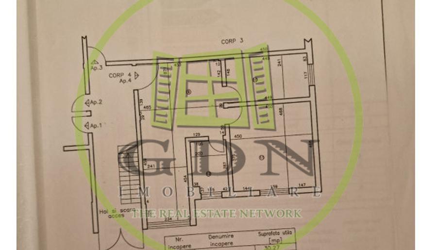 Apartament 3 camere, Bilateral , 67,75mp, cartier Lascar Catargiu, zona Stadion