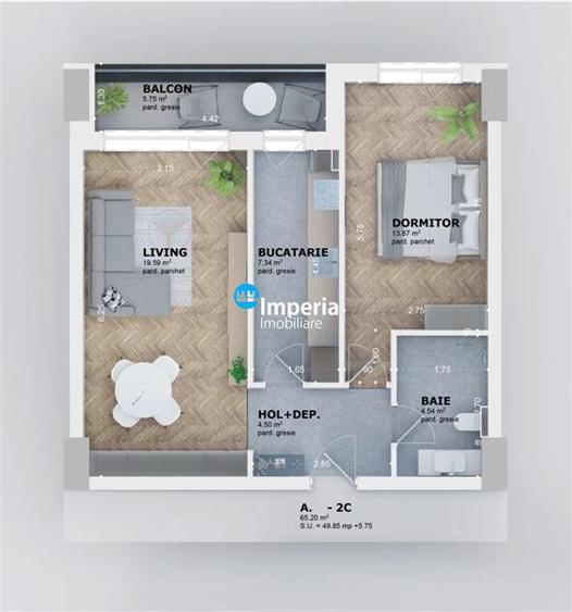 Apartament Nou 2 camere Ciric lac Venetia