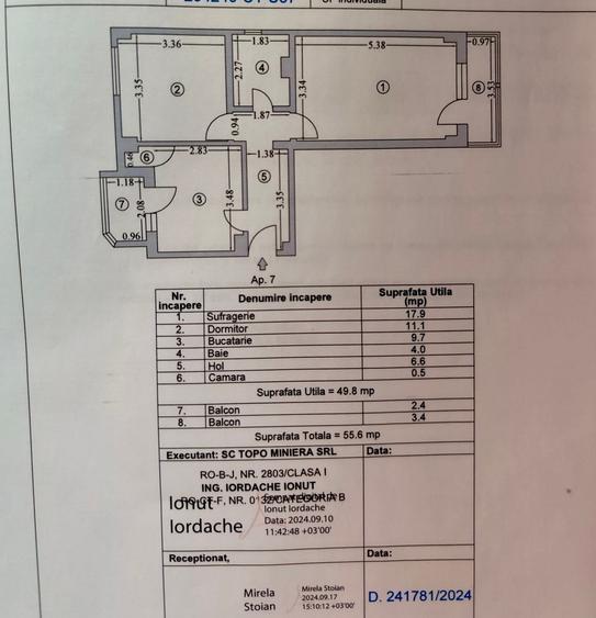 Apartament 2 camere decomandat zona far