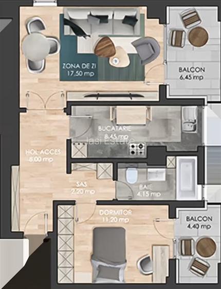 Apartament 2 camere si parcare Grand beetle - 8