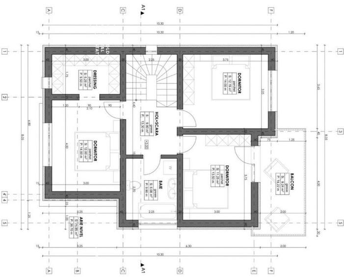 Casa/Vila HERA P+E, 4 camere, 2 bai, teren 400-700 mp, 6 Vanatori