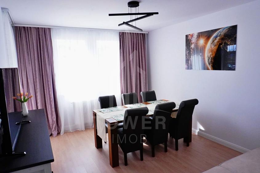 Apartament 3 camere, 2 băi, 2 balcoane, loc de parcare.