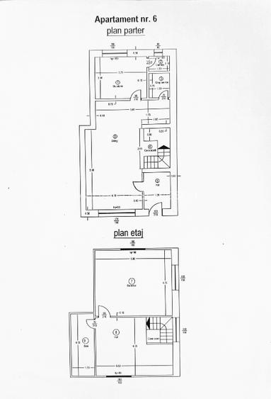 Apartament pe 2 etaje, cu terasă și garaj, vedere la grădini de lux