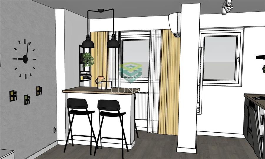 Garsoniera renovata modern zona Obor - Penny Kaufland - 59