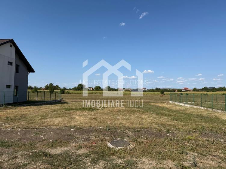 Teren cu PUZ aprobat și proiect de casă P+M – 400 mp - Jucu de Sus