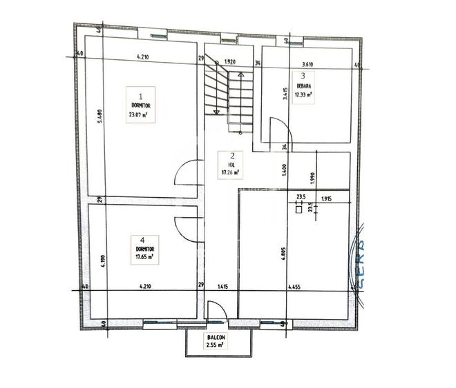 Casa individuala cu 5 camere, 159mp utili+garaj, 845mp teren, Daia - 3