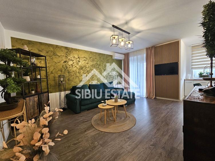 Apartament 3 camere, 2 bai Sibiu, dotat complet