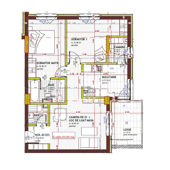 Apartament 2 camere, complex rezidential nou LIFT, parcare, garaj, Tineretului! - 6
