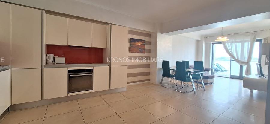 MAMAIA 3 CAMERE 115 MP.  MOBILAT UTILAT TERASA VEDERE FRONTALA LAC ! - 26