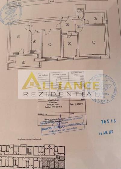 Apartament 3 camere mobilat și utilat /Metrou Apărătorii Patriei 15min