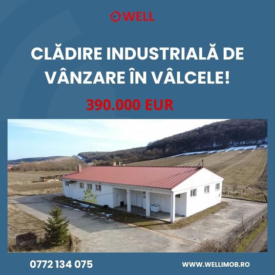Clădire industrială de vânzare în Vâlcele!