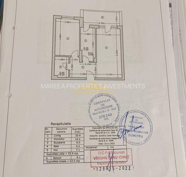 Apartament  2 camere Titan Ozana, parcare, bloc nou - Video - 15