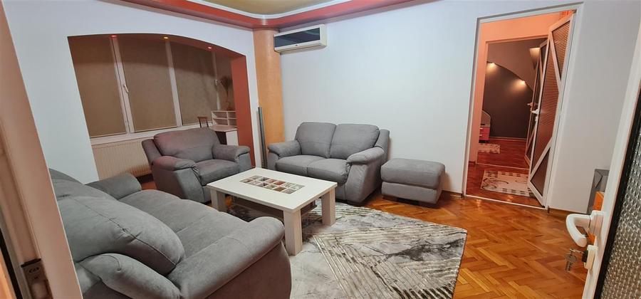 Apartament 2 camere amenajat-mobilat modern la cheie, et.1, central Podgoria- Zo