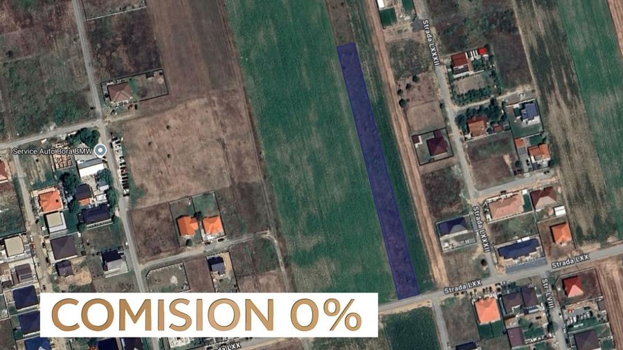 COMISION 0% | Teren intravilan | 2.790 mp | Front stradal 15 m | Șag