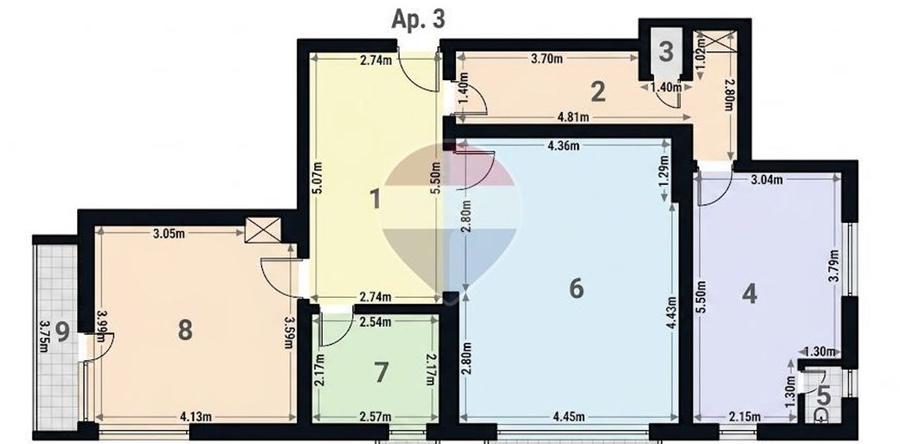 Apartament in centrul Brasovului de inchiriat.