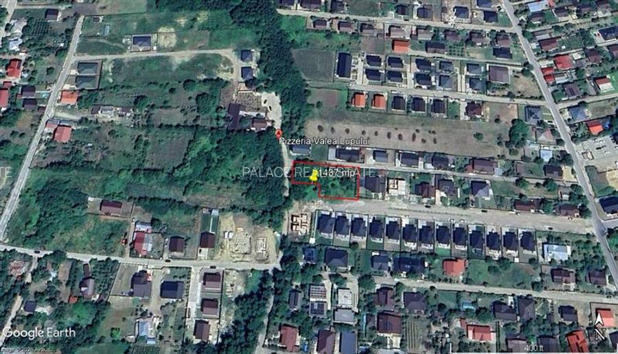 Teren intravilan 1.437 mp,  Valea Lupului, zona rezidentiala - 2