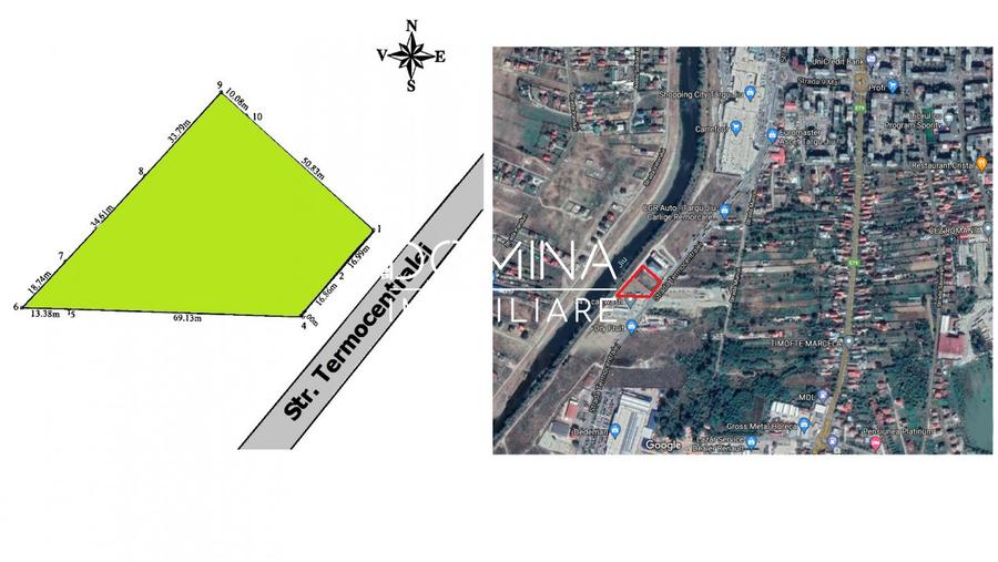 Inchiriere teren situat in Targu Jiu, Strada Termocentralei