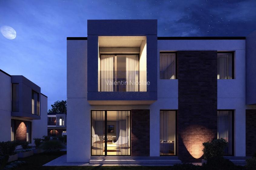 Tunari - new modern villas for sale or rent -Mark Twain School, AISB-0% comiss - 2