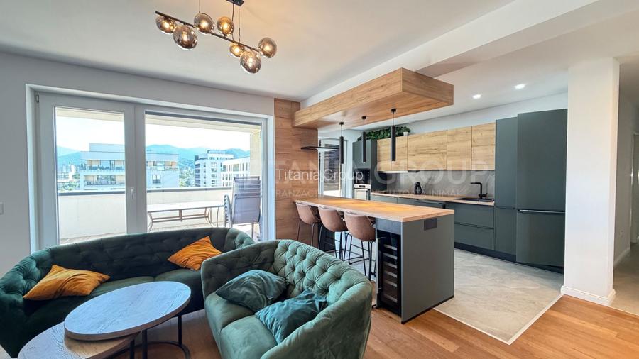 Penthouse cu 4 camere, terasă de 57 mp, priveliște - Kasper Coresi - 2