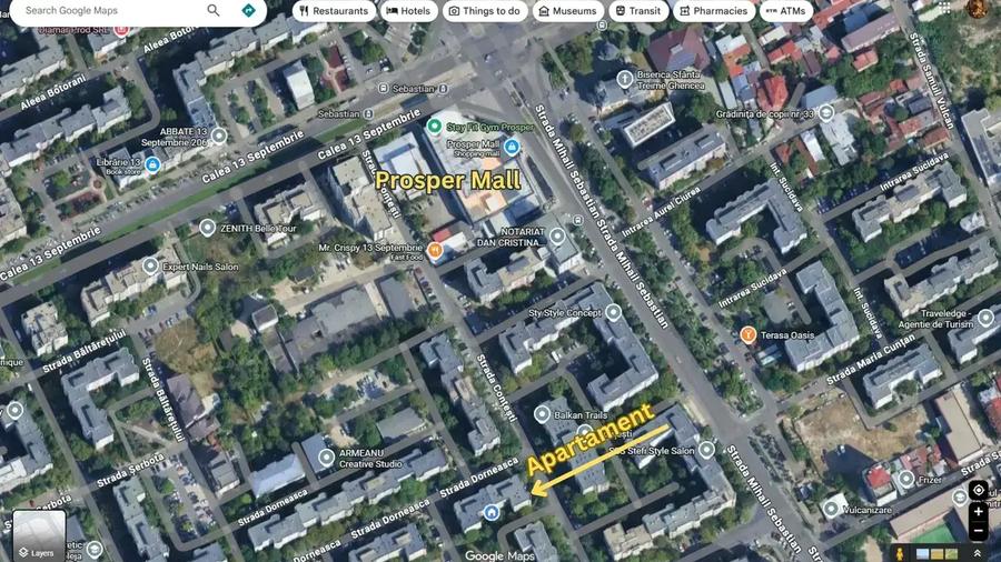 3 camere de vânzare, centrală proprie, 13 septembrie - Dornească