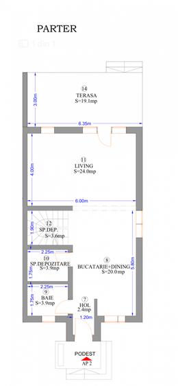Duplex modern cu 4 camere | 111 mp utili | Dressing | Mosnita - 2