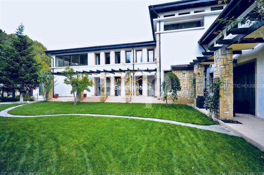 CASA EXCLUSIVISTA Mediteraneana de vanzare - PIPERA vedere PADURE- poiscina