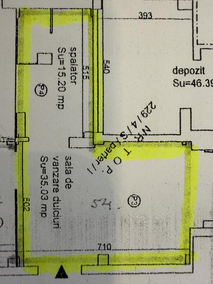 Spatiu comercial 54 mp, Campia Turzii, str. Republicii