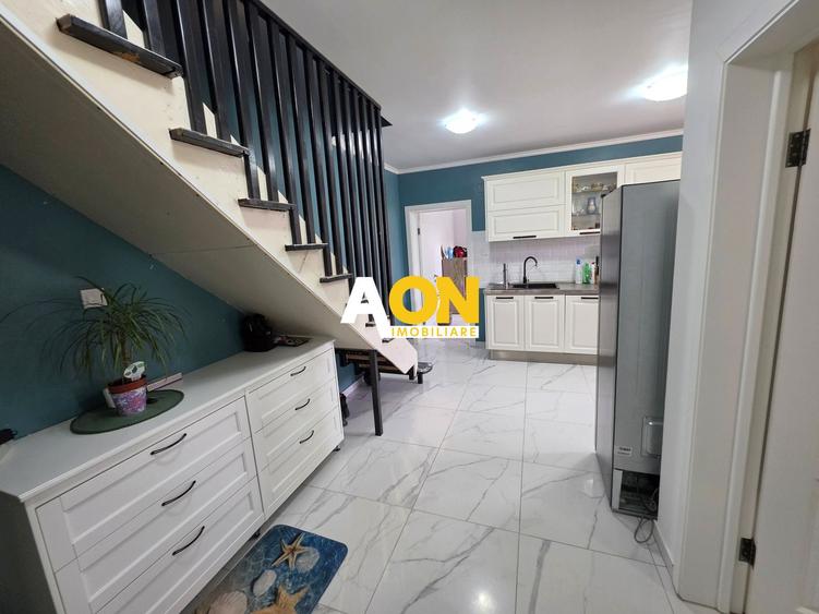 Apartament 3 camere + mansarda, cu garaj și boxă, mobilat, bloc nou