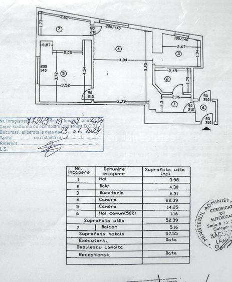 Apartament 2 camere Vitan, imobil 2009, metrou la 400 metri, centrala proprie - 10