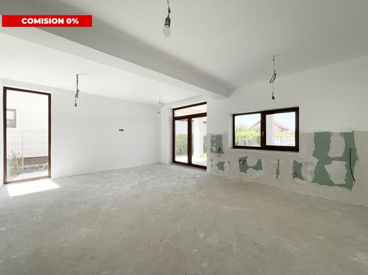 COMISON 0%-Duplex 5 camere, 122 mp utili, 390 mp teren-Mosnita Noua
